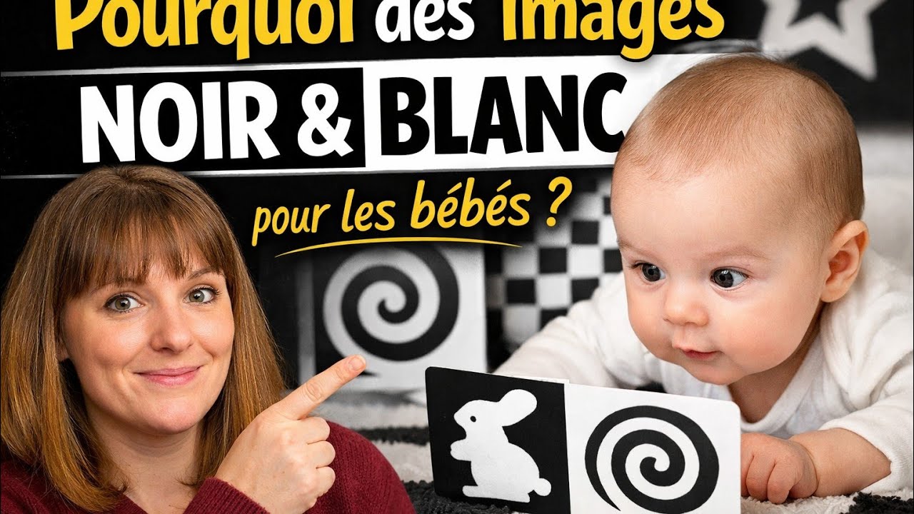 Pourquoi des images noir et blanc pour les bébés ? 