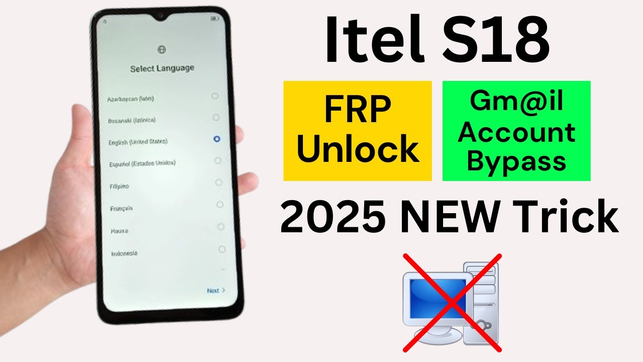 Itel S18 Frp Bypass Without Pc Android 13 | Itel S18 (S663L) Frp Unlock - Google Account Bypass 2025