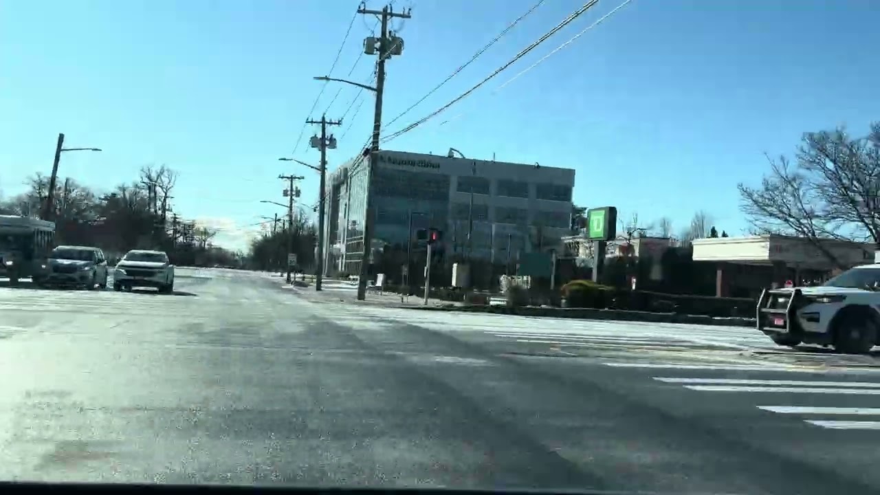 Nassau County PD Car 710 & MTA Police Department Car 22162 cruising on the road 1/1/26