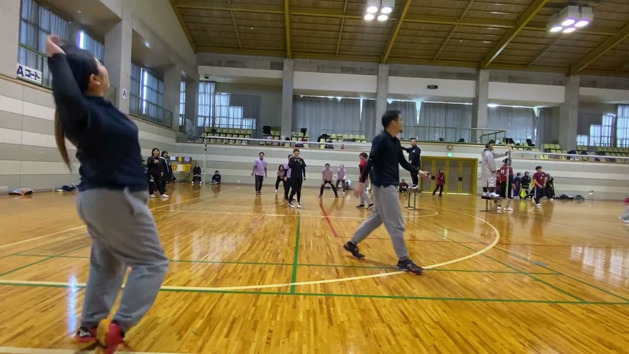 R8.2/22【ｿﾌﾄﾊﾞﾚｰ５人制in筑西市】もみじD✖️ﾏﾅｶﾌﾚﾝｽﾞ②