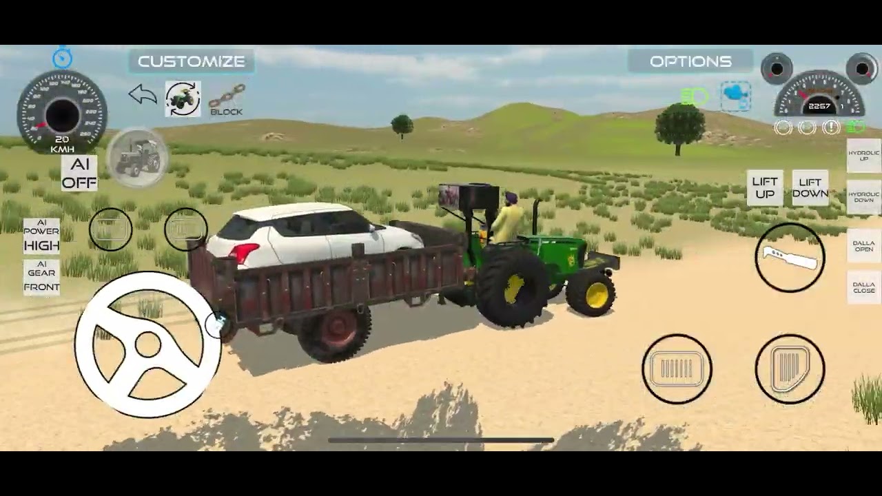 	“Garage Tak Tractor Se Tochan 🚜🚗 | Indian Vehicle Simulator”