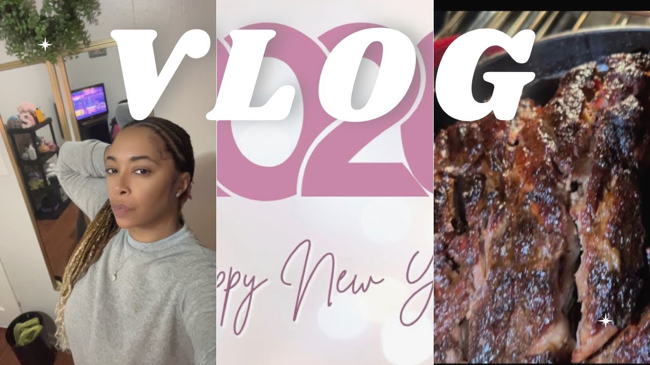 VLOG • New Year’s Day • Eating Good • My loud family • Hair Day 