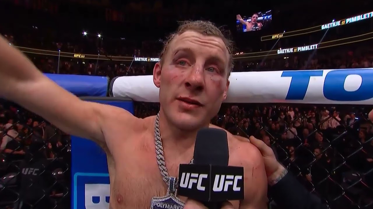 UFC 324: Пэдди Пимблетт - Слова после боя
