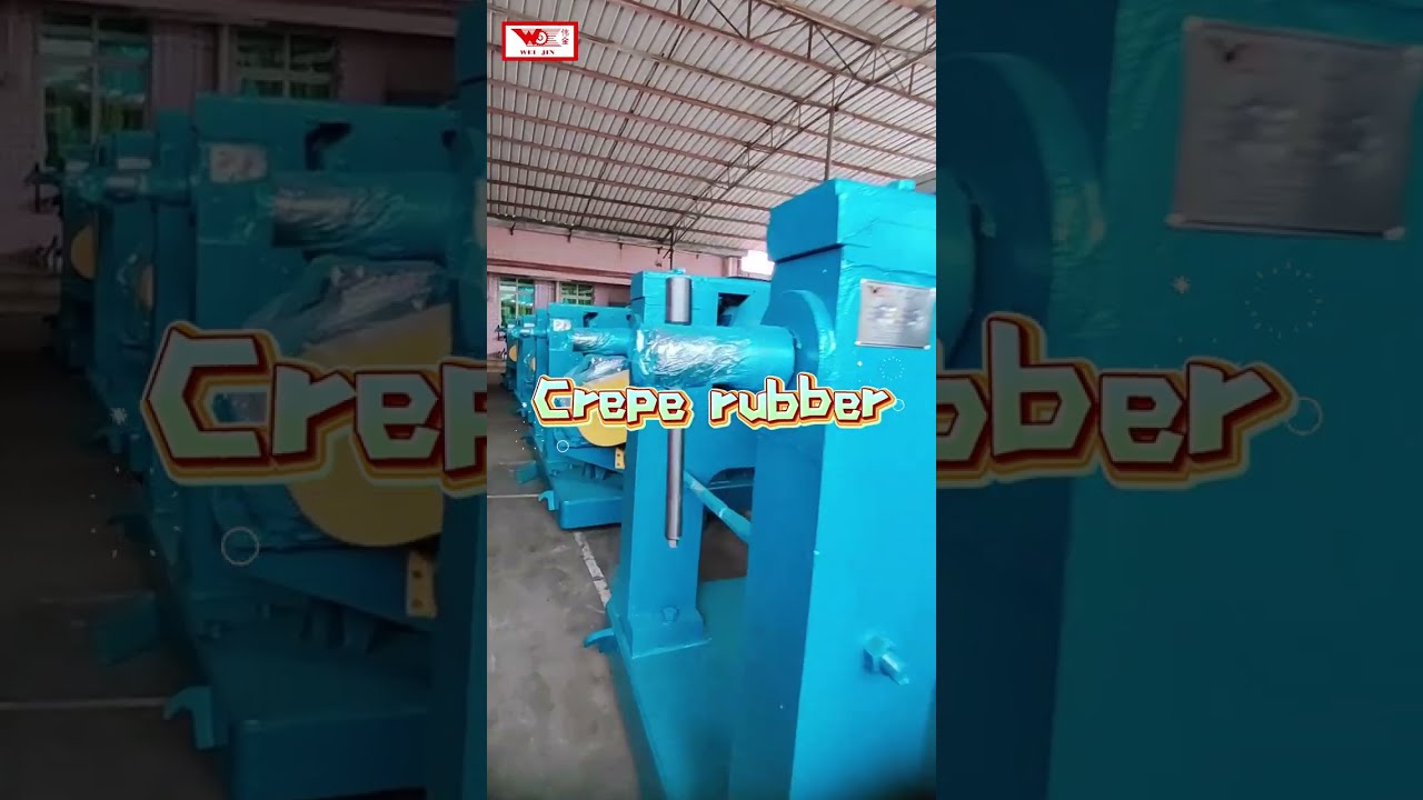 ✅Zhanjiang Weida Crepe Machine | For Wind Dry Rubber, TSR10/20 | 20+ Years Natural Rubber Equipment