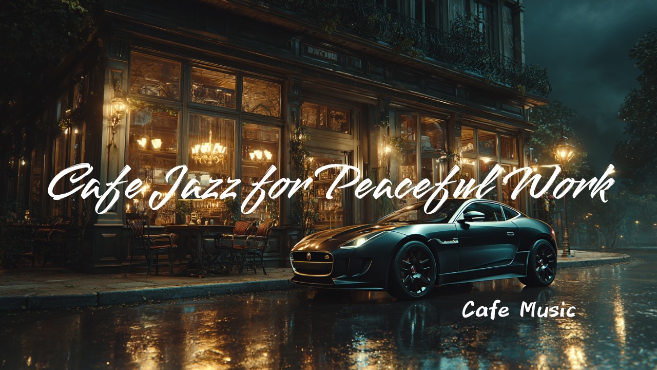 Cafe Jazz for Peaceful Work – Late Night Music Mix