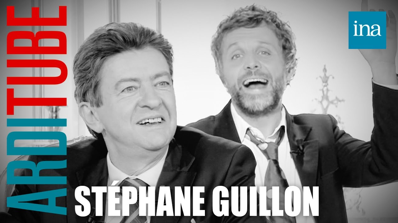 St&eacute;phane Guillon arrive &agrave; faire rire Jean-Luc M&eacute;lenchon chez Thierry Ardisson | INA Arditube