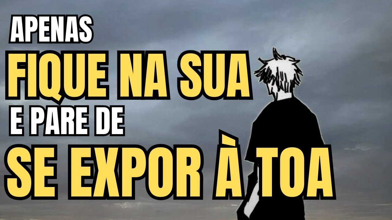 6 MOMENTOS em que DEVE FICAR NA SUA e CALAR A BOCA | Pare de Se Expor