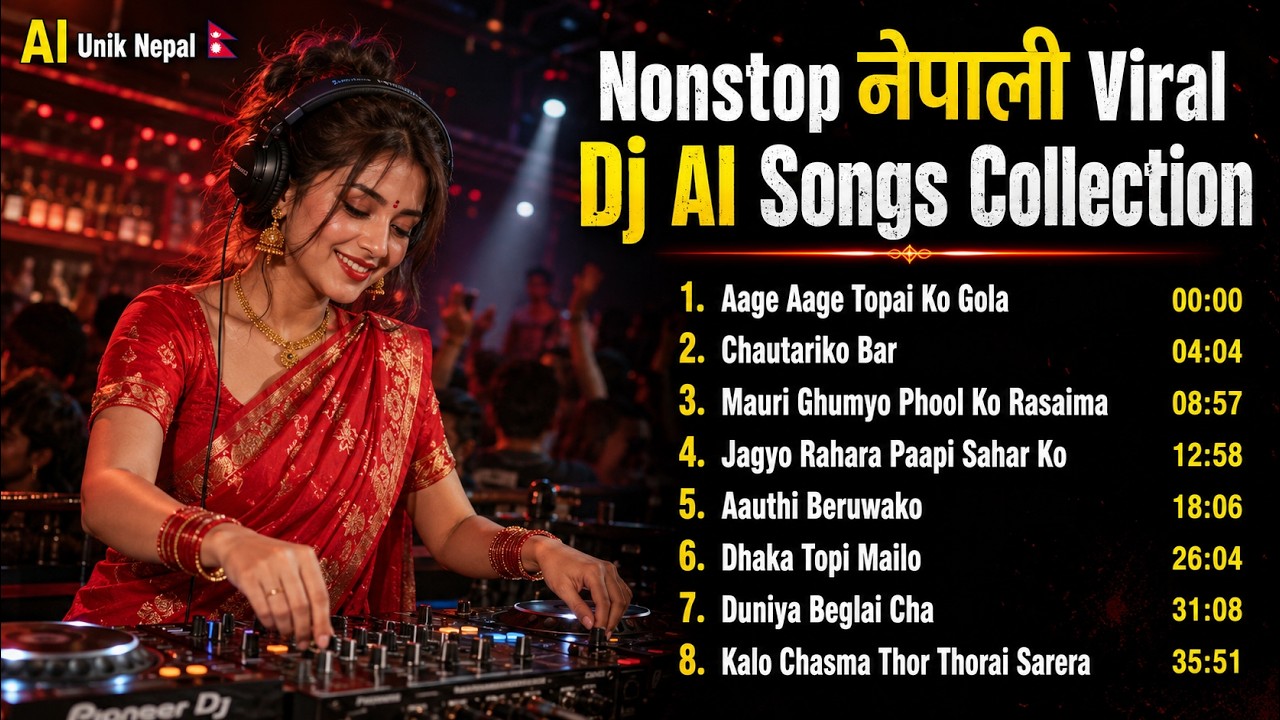 Nonstop नेपाली Viral DJ AI Songs Collection | Best Nepali DJ Remix Songs 2083 | AI Unik Nepal  #5