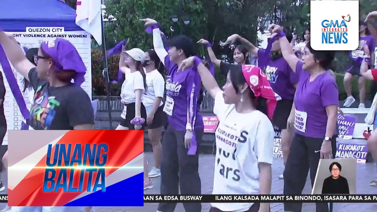 Pagsugpo sa pang-aabuso sa kababaihan, panawagan ng mga nakiisa sa One Billion... | Unang Balita