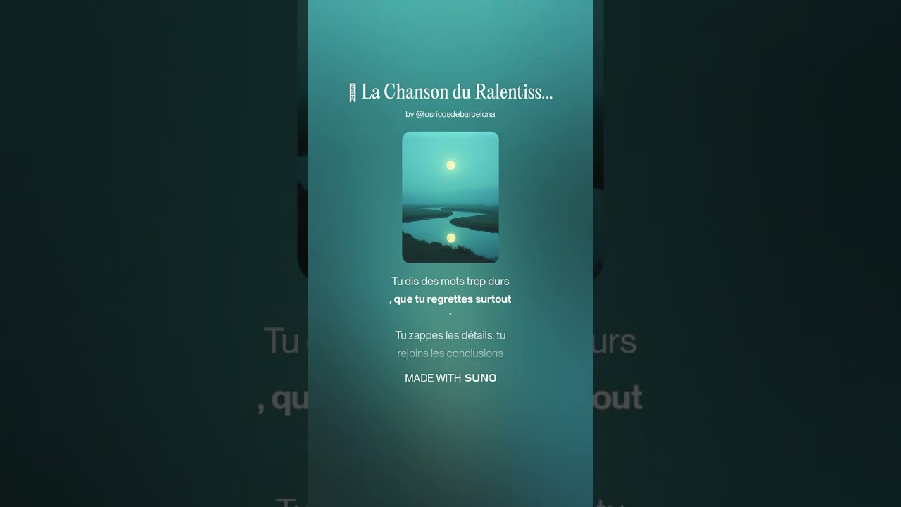 🎤 La Chanson du Ralentissement 🎤