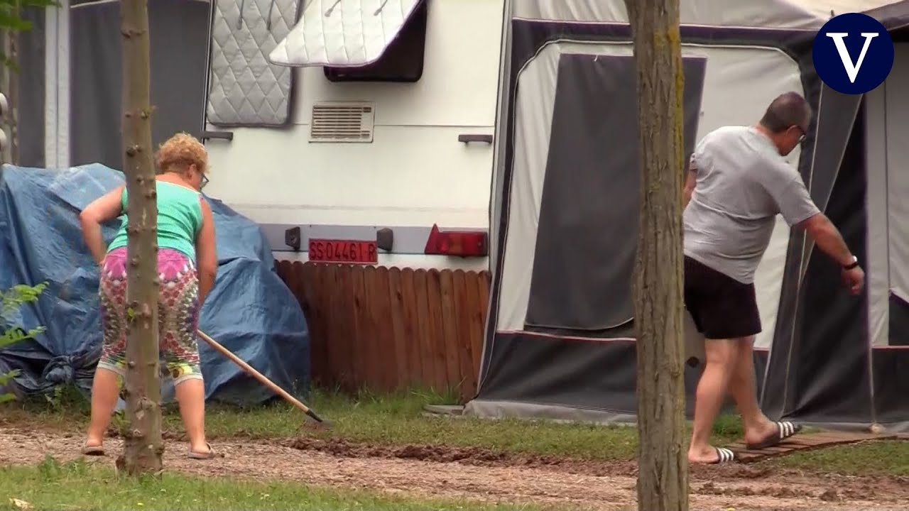 Desalojado camping de Navarrete, La Rioja, por las tormentas