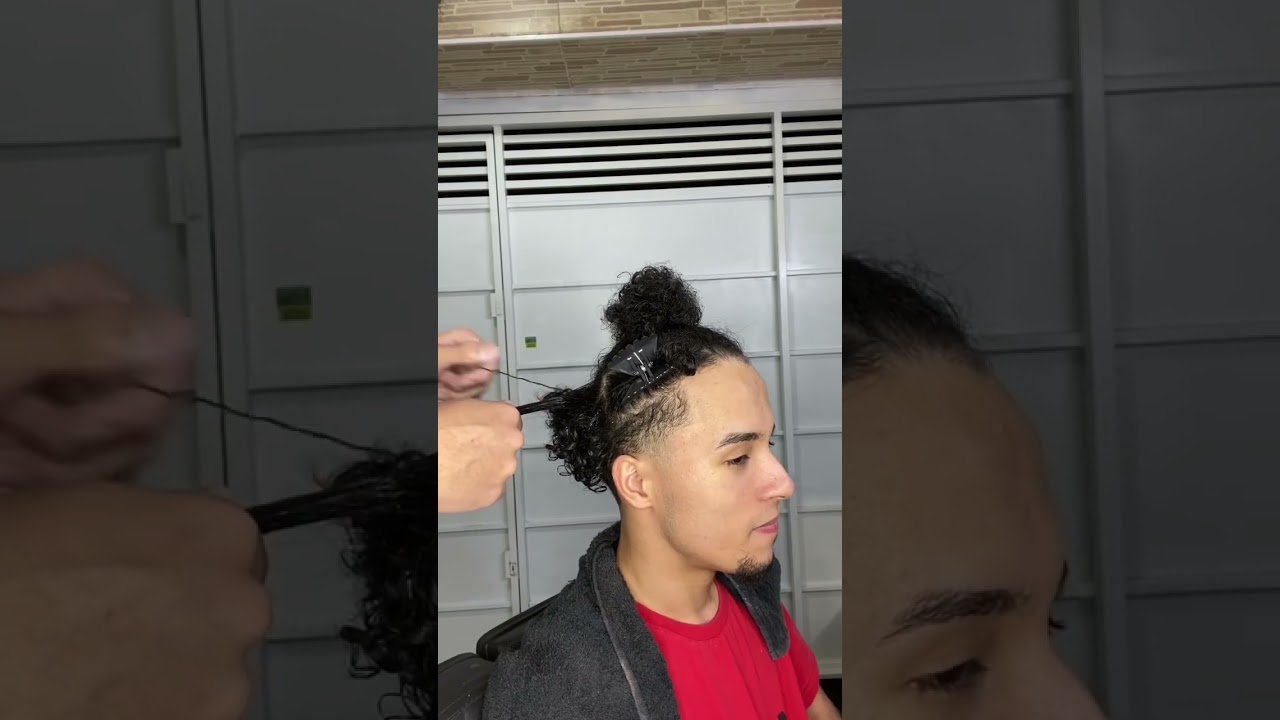 RECUPEREI O CABELO RESSECADO DO MEU IRM&Atilde;O E OLHA COMO FICOU😱#cabelocacheadomasculino #hidrata&ccedil;&atilde;o