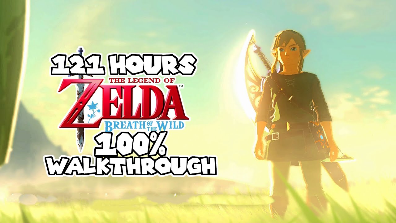 Zelda: Breath Of The Wild | 100% Walkthrough Gameplay | (Full Game)