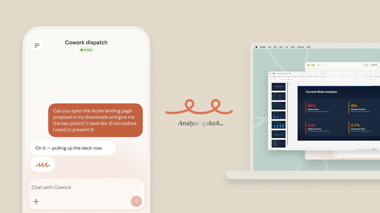 Dispatch tasks to Claude Cowork from anywhere