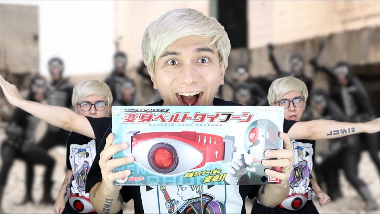 仮面ライダー１号の変身ベルトタイフーンを開封！！！