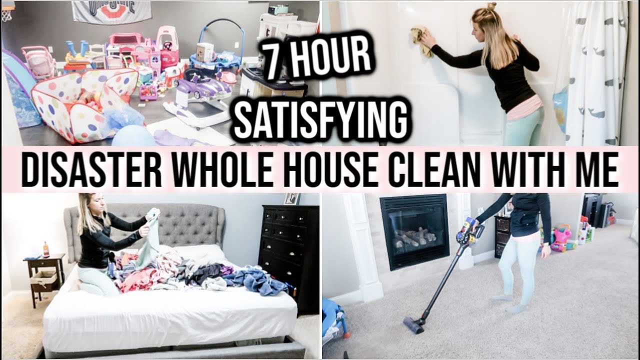 NEW! EXTREME WHOLE HOUSE CLEAN WITH ME 2020 | ALL DAY SPEED CLEANING MOTIVATION | CLEANING ROUTINE