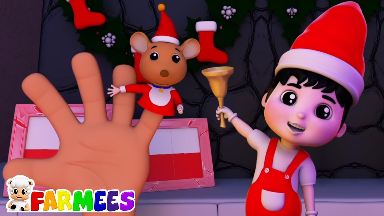 Keluarga Jari Sinterklas | Bayi sajak | Lagu-lagu Natal | Farmees Indonesia | Kartun untuk anak