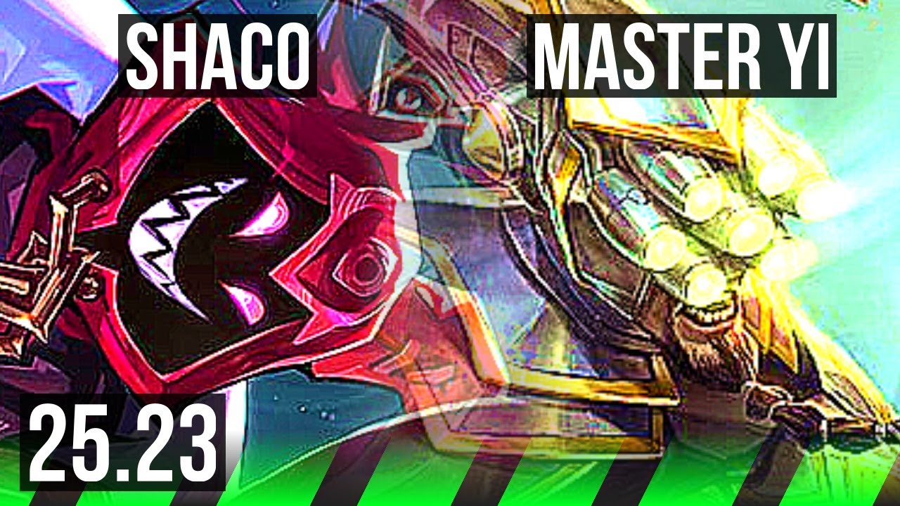 SHACO vs MASTER YI (JGL) | 900+ games, Rank 9 Shaco, 5/4/20 | KR Challenger | 25.23