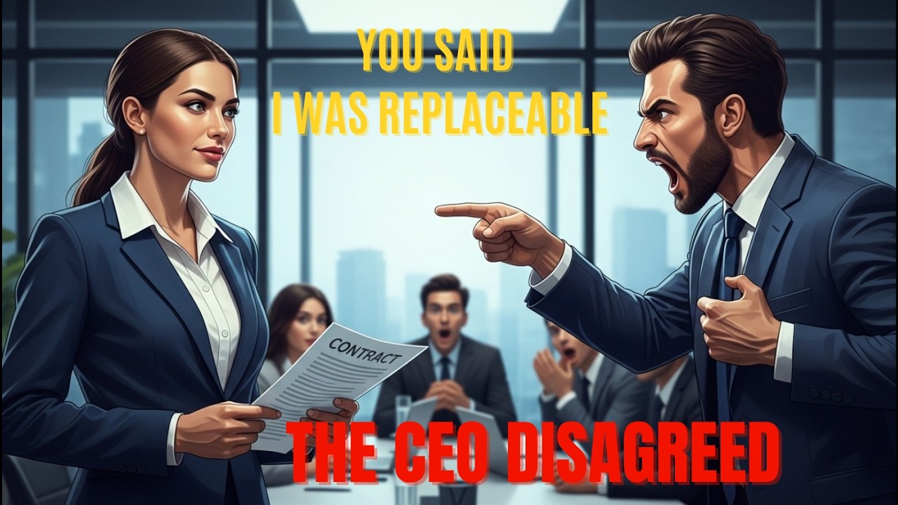 My Manager Said I Was Replaceable — Then The CEO Refused To Approve The Project Without Me