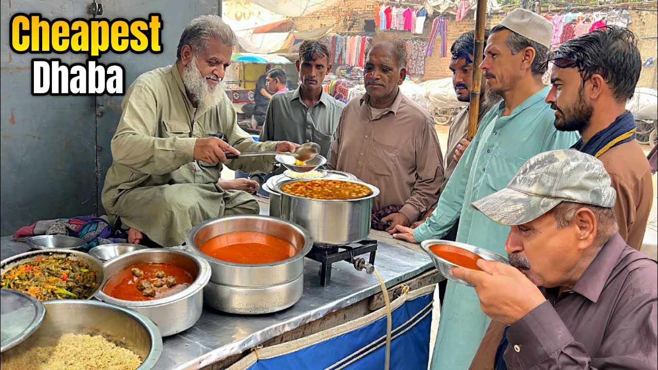 INCREDIBLE STREET FOOD OF PAKISTAN 😍 4 VEG NON-VEG DHABA STREET FOOD VIDEO COLLECTION