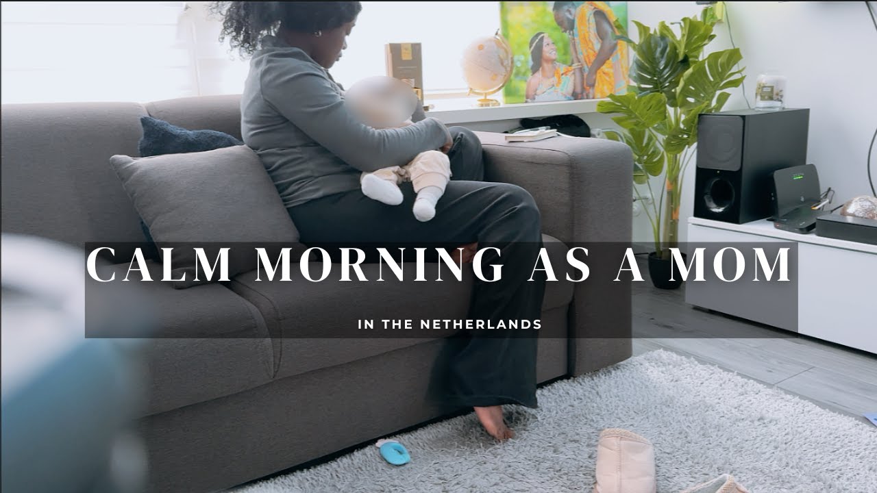 Morning Routine as a Mom in the Netherlands | Ghanaian Mom Life, Babywearing & Cozy Vlog
