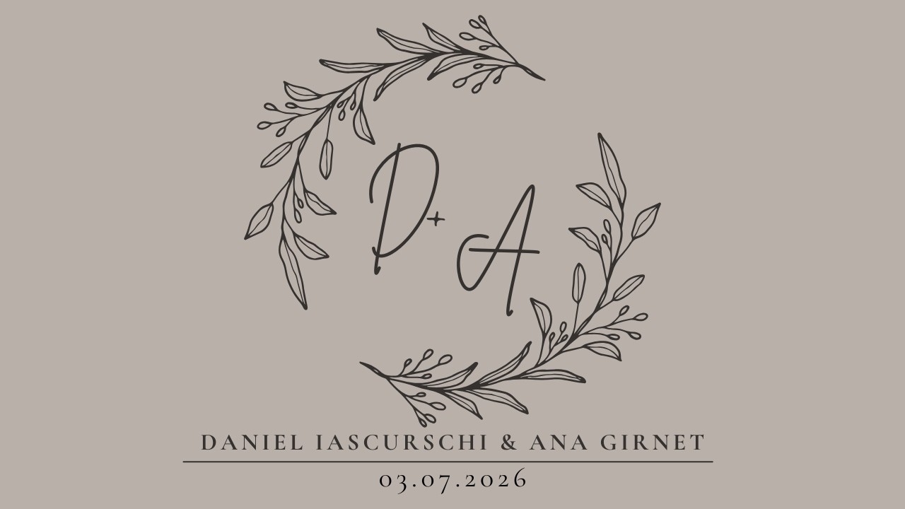 Wedding Ceremony - Daniel & Ana Iascurschi