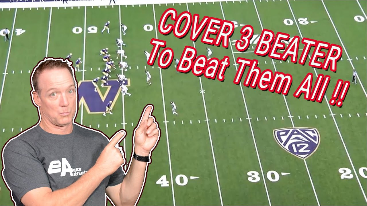 One Play To Beat Them All! Cover 3 Beater (That Beats 4, 2 and 1 with little adjustments)