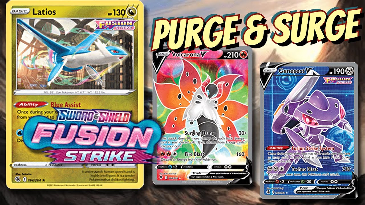 Latios/ Latias Deck Profile. W/ Volcarona V & Genesect. Pokemon TCG Online Gameplay. Fusion Strike