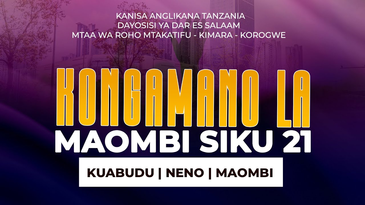 SIKU YA  SITA |   KONGAMANO LA MAOMBI LA SIKU 21-  30 JANUARI 2026.