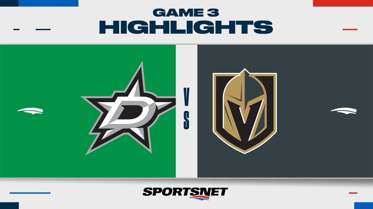 NHL Game 3 Highlights | Stars vs. Golden Knights - April 27, 2024