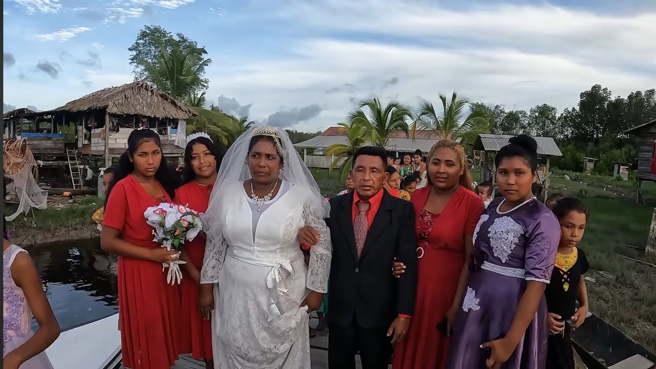 WEDDING AT SMITH CREEK AMERINDIAN VILLAGE
