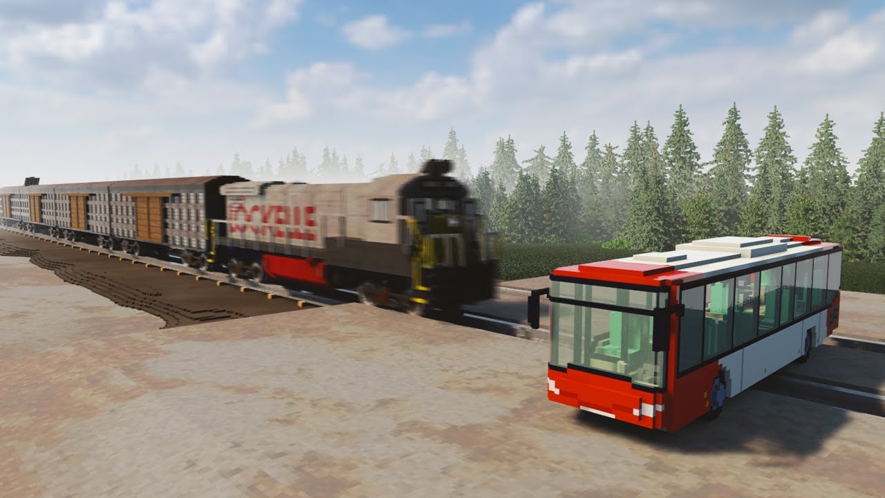 Train Crashes On Railroad #2 | Teardown