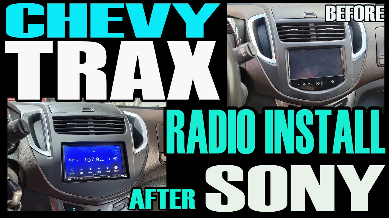 Установка магнитолы Chevrolet Trax Double DIN — SONY