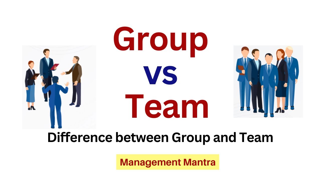 Difference between Group and Team