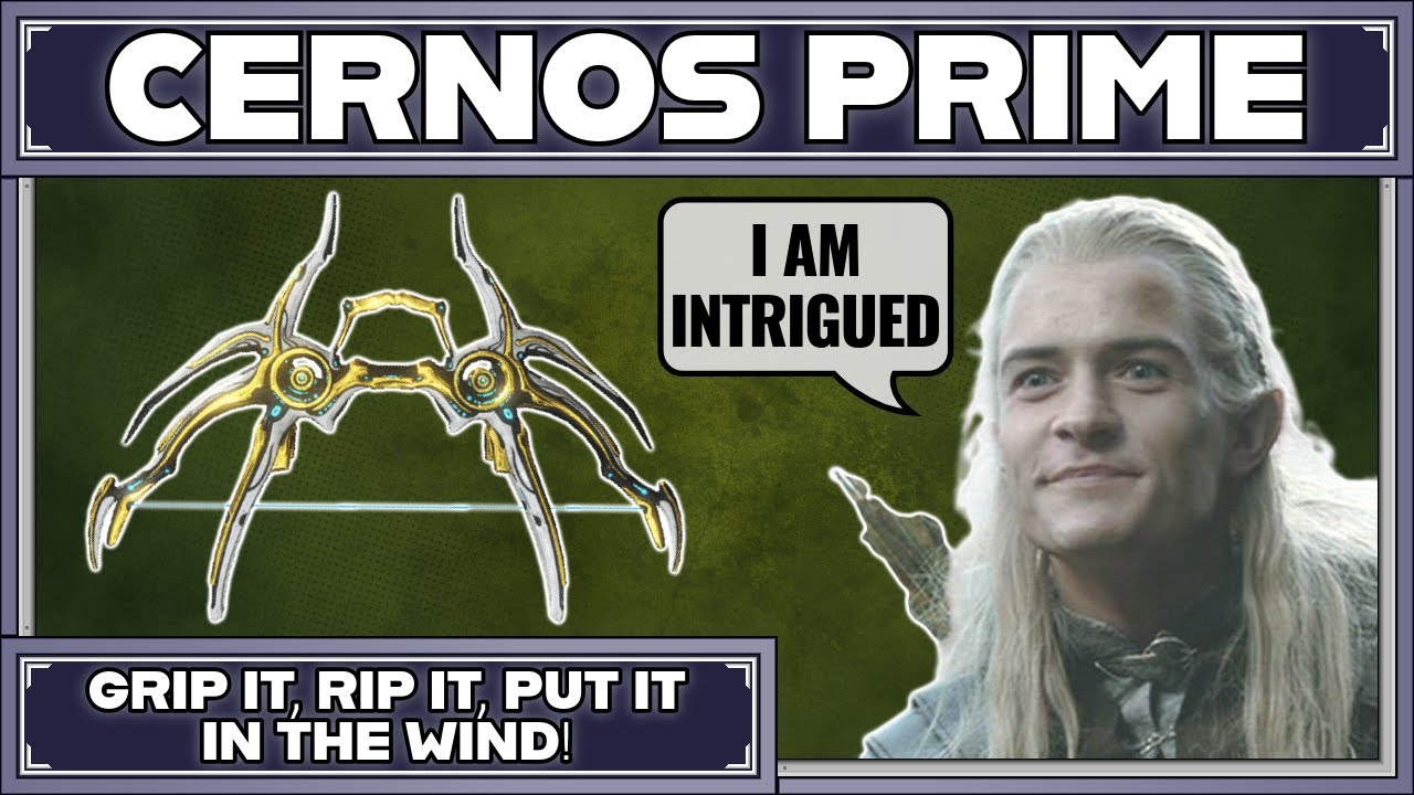 WARFRAME | CERNOS PRIME BUILD GUIDE! 2025 BUILD
