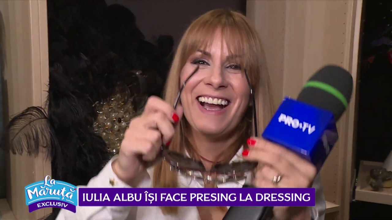 Iulia Albu își face pressing la dressing