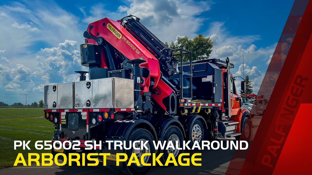PALFINGER Truck Walkaround: Knuckle Boom Crane for Arborists
