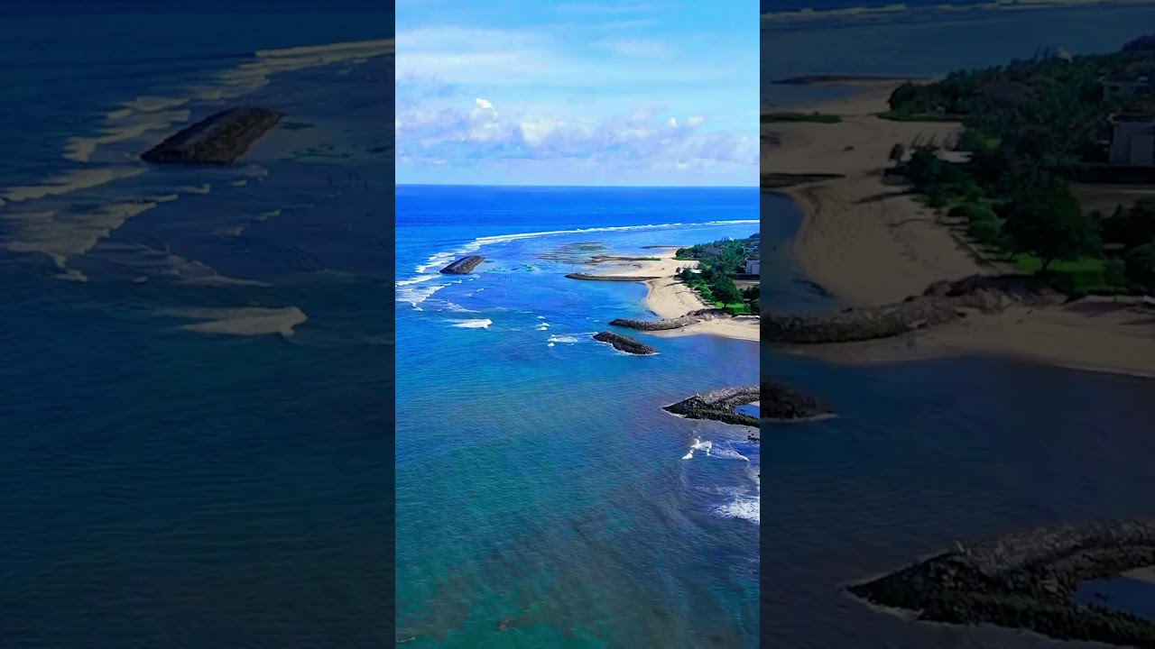3 Minutes Bali&rsquo;s Coastal Road | Aerial Island Journey #Bali #NatureDrive #DroneFootage