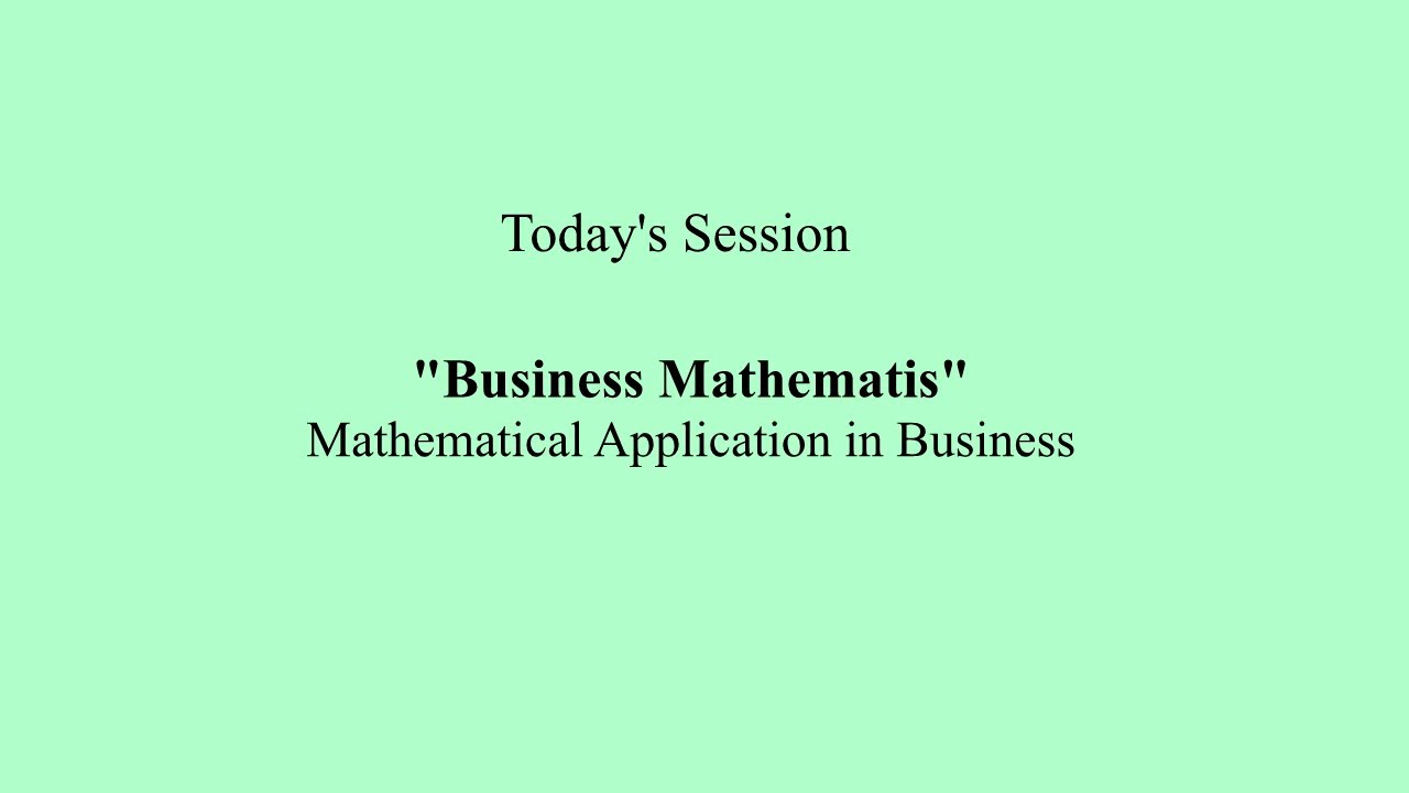S2_BCom Kerala University-Business Mathematics Malayalam_Chapter4