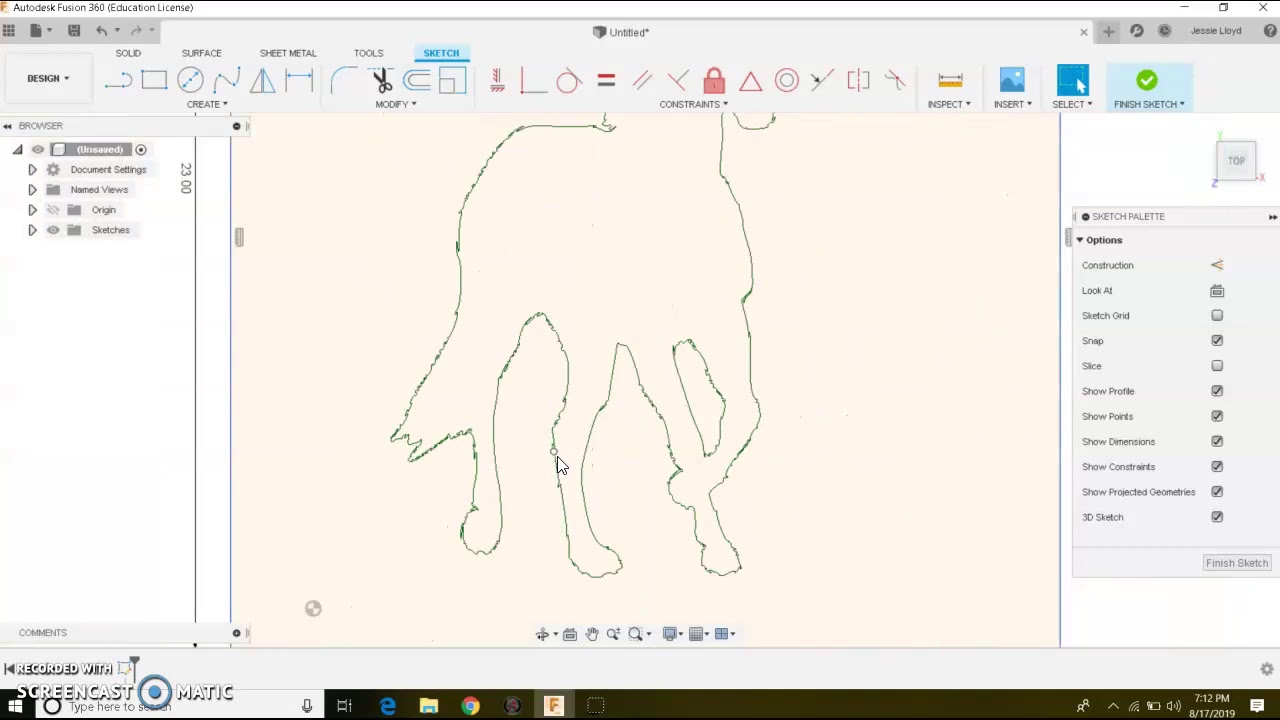 Importing Images to Fusion 360 for Langmuir