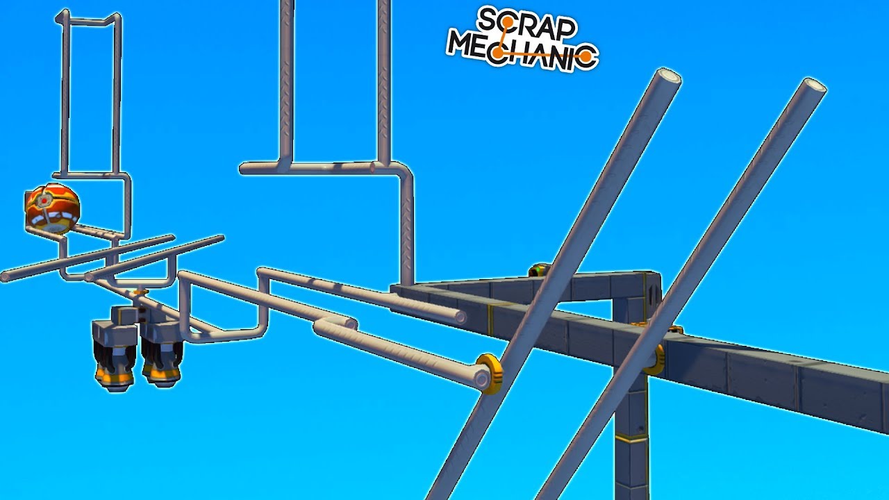 Finding the Delicate Balance Between Skill and Cheese! - Scrap Mechanic Challenge Mode