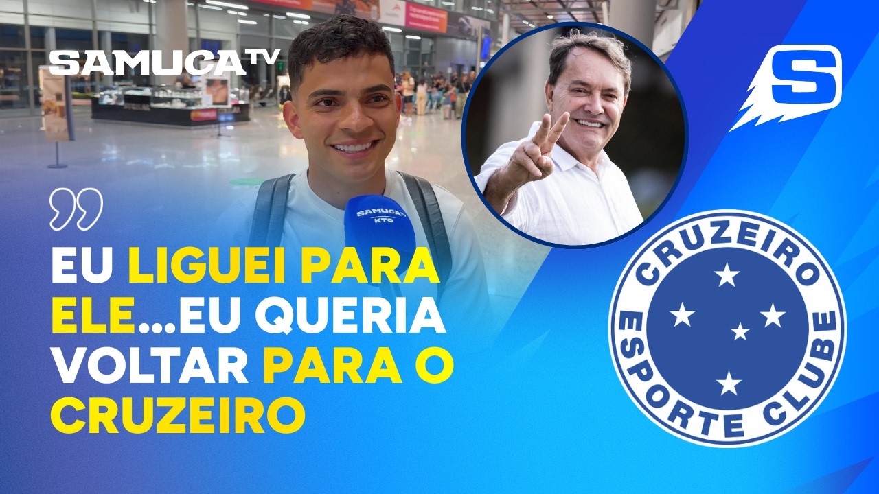 EXCLUSIVO! BRUNO RODRIGUES DESEMBARCA EM BH PARA ASSINAR COM O CRUZEIRO