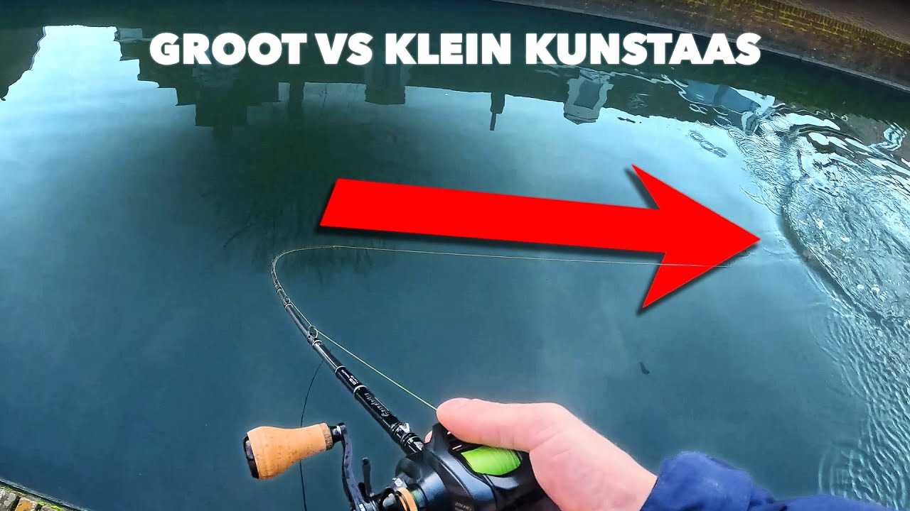 Vissen op SNOEK met GROOT en KLEIN KUNSTAAS