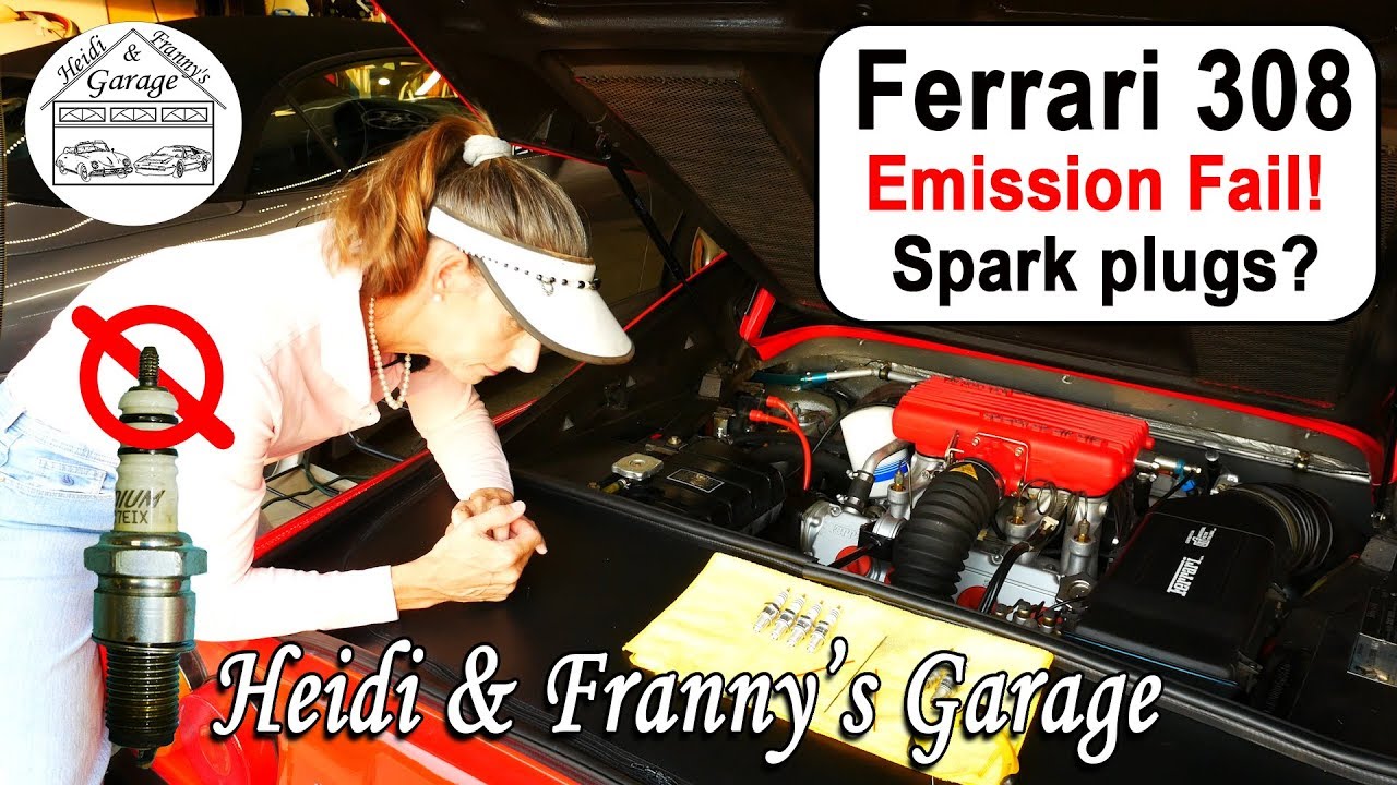 The Ferrari FAILED Emissions! Sparkplug fail?