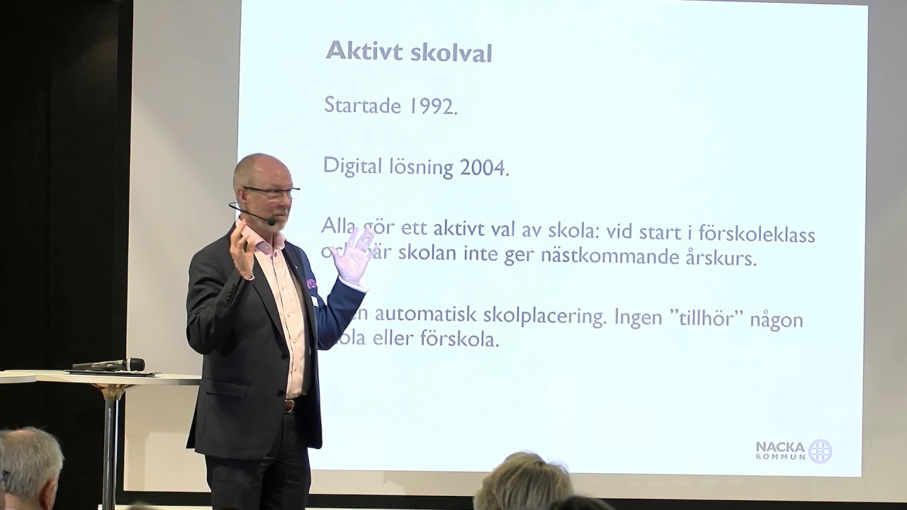 Hur fungerar aktivt skolval i Nacka? - Mats Gerdau (M)