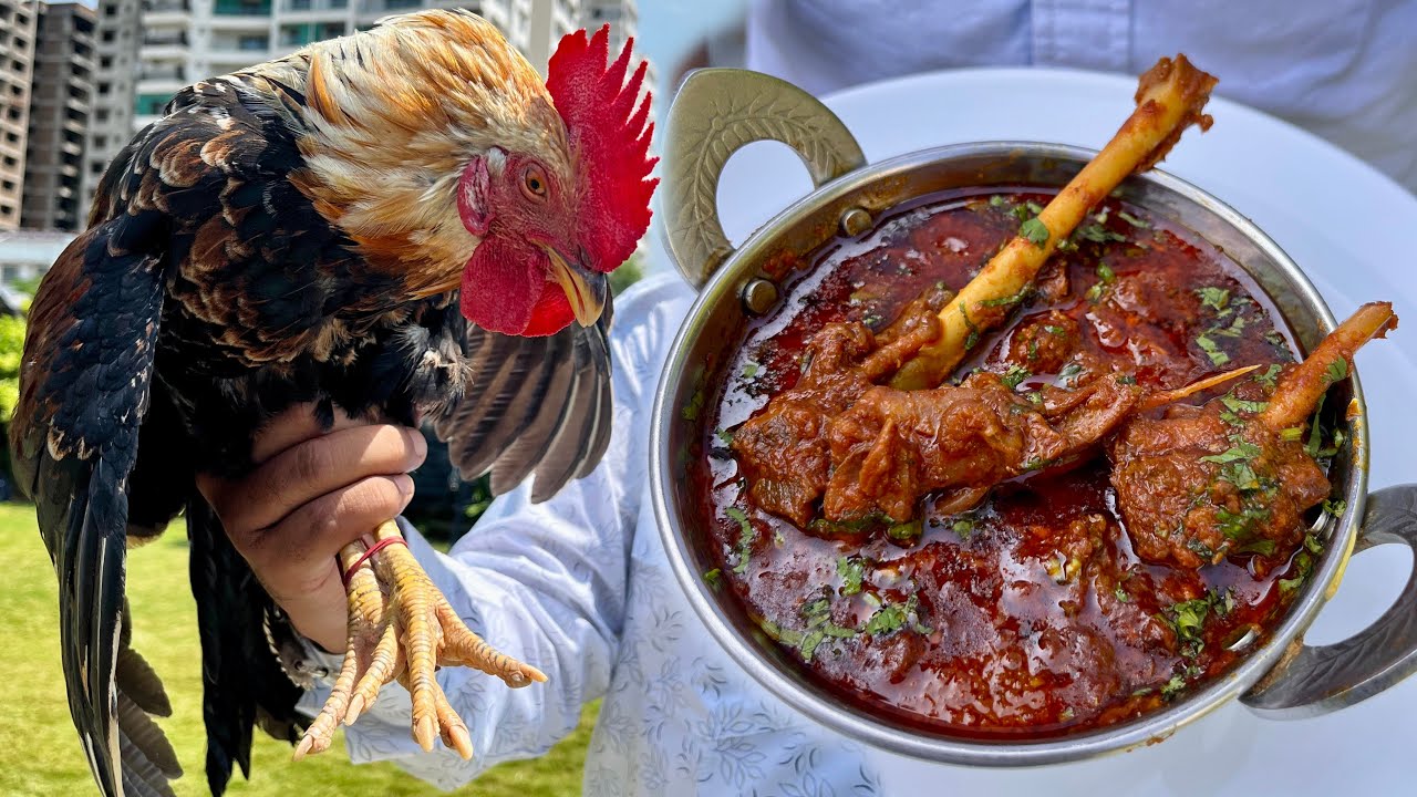 ₹4000/- का देसी मुर्ग़ा कोटड़ा उदयपुर से मंगाया DESI CHICKEN MAKING IN UDAIPUR | NONVEG FOOD TOUR