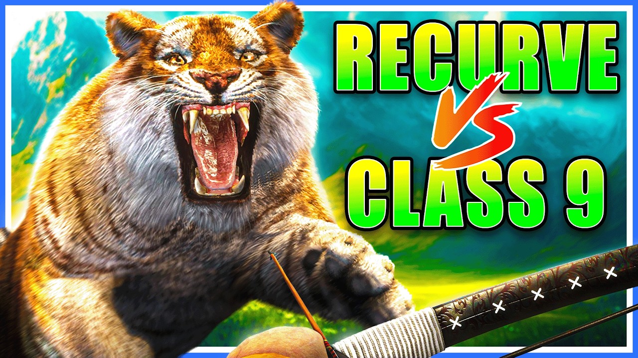 Я подстрелил всех 9-го класса из лука с изогнутым прикладом!! | theHunter Зов дикой природы