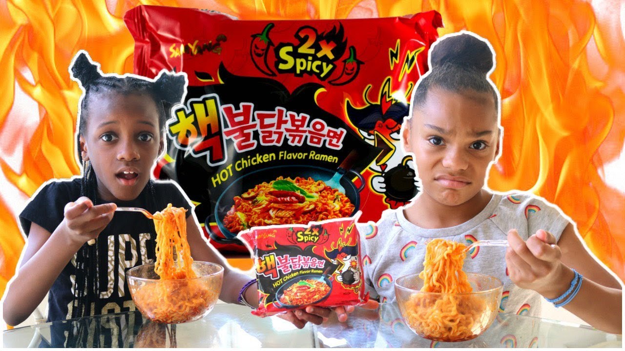 2x Spicy Noodle Challenge ft. YAYA Panton