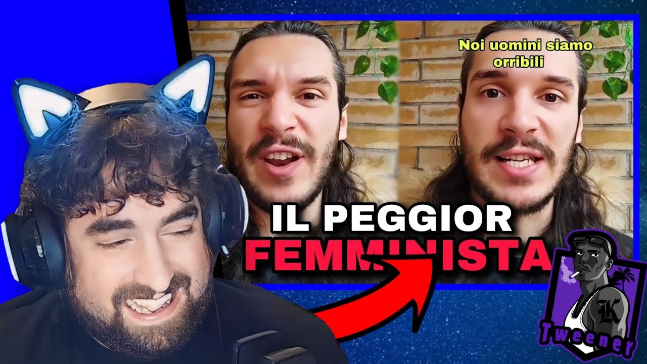 IL PEGGIOR TIKTOKER FEMMINISTA! - Andreadel1988 reaction Tweener