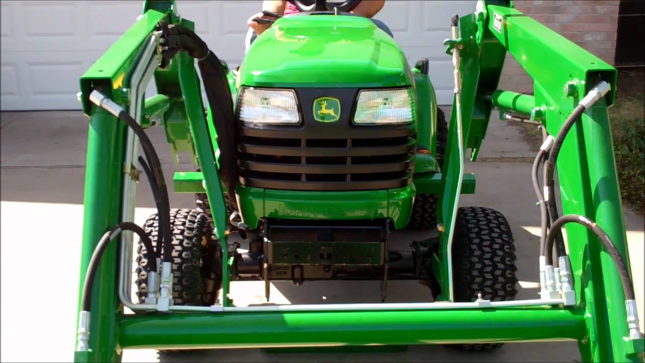 Attaching the John Deere 45 Front End Loader